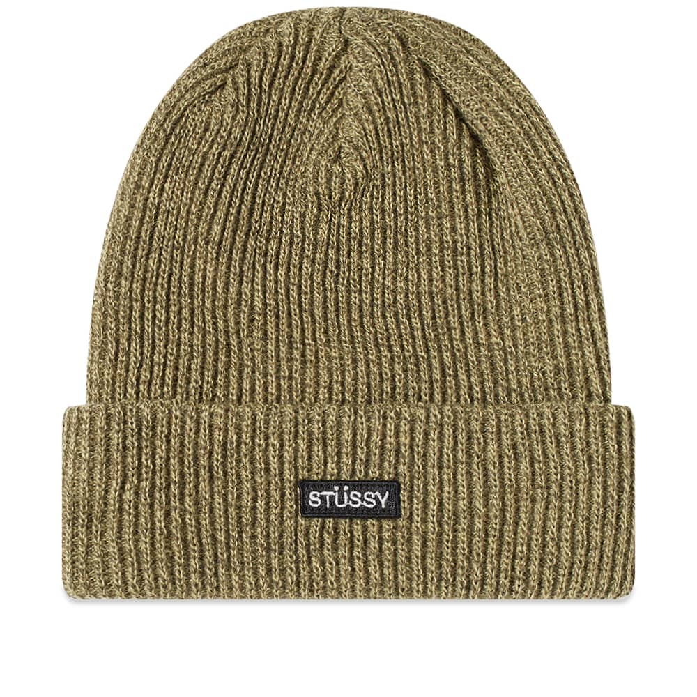 Buy Stüssy Gorro Beanie Verde con Pequeño Patch