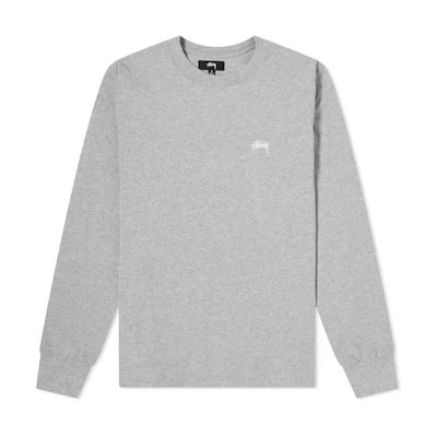 Stüssy Smooth Stock LS Tee Grey