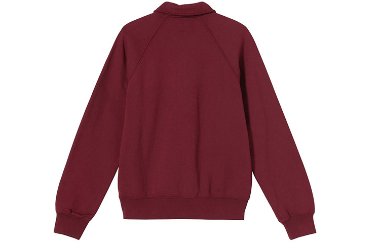 Stüssy Solid Color Half-Zip Polo Sweatshirt Jacket 118410 圖 7