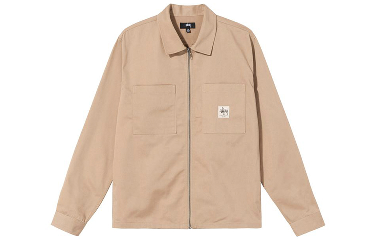 Stüssy Solid Color Pocket Zipper Vintage Jacket Unisex 1110172