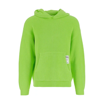 Stüssy Solid Color Vintage Patch Hoodie Green 117138-LIME