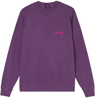Stüssy Sphinx Pigment Dyed LS Tee Purple Stüssy Sphinx Pigment Dyed LS Tee Purple