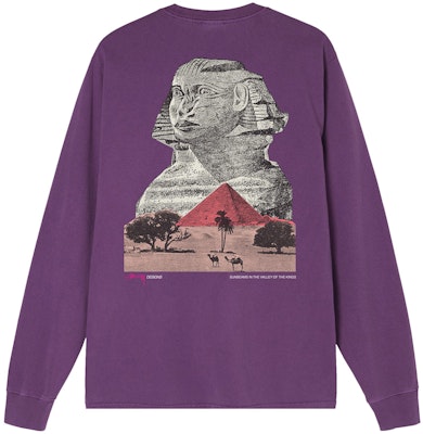 Stüssy Sphinx Pigment Dyed LS Tee Purple Order Stüssy Sphinx Pigment Dyed LS Tee Purple