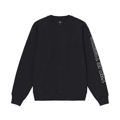 Stüssy Sport Embroidered Crew Sweatshirt Retro Unisex with Sleeve Logo Detailing 1184441