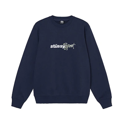 Stüssy Sport Embroidered Logo Crewneck Sweatshirt Unisex 118444F