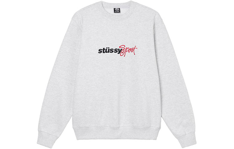Stüssy Sport Embroidered Logo Crewneck Sweatshirt Unisex 118444F 圖 2