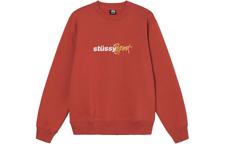 Stüssy Sport Embroidered Logo Crewneck Sweatshirt Unisex 118444F 圖 8