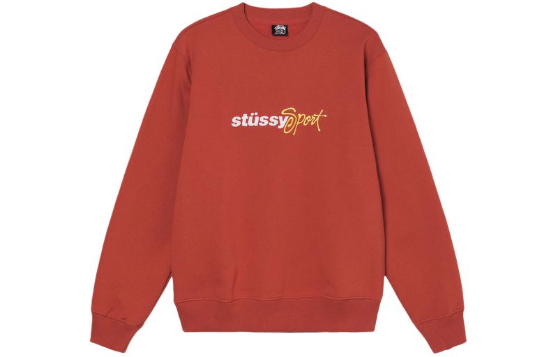 Stüssy Sport Retro Embroidered Fleece Sweatshirt - Unisex American Style SUSSW118444XH