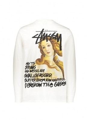 Stüssy Spring Weeds Pigment Dyed Ls Tee Natural Order Stüssy Spring Weeds Pigment Dyed Ls Tee Natural