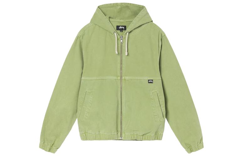 Stüssy SS22 Blue Stone Washed Hoodie American Retro Work Jacket 115632 圖 2