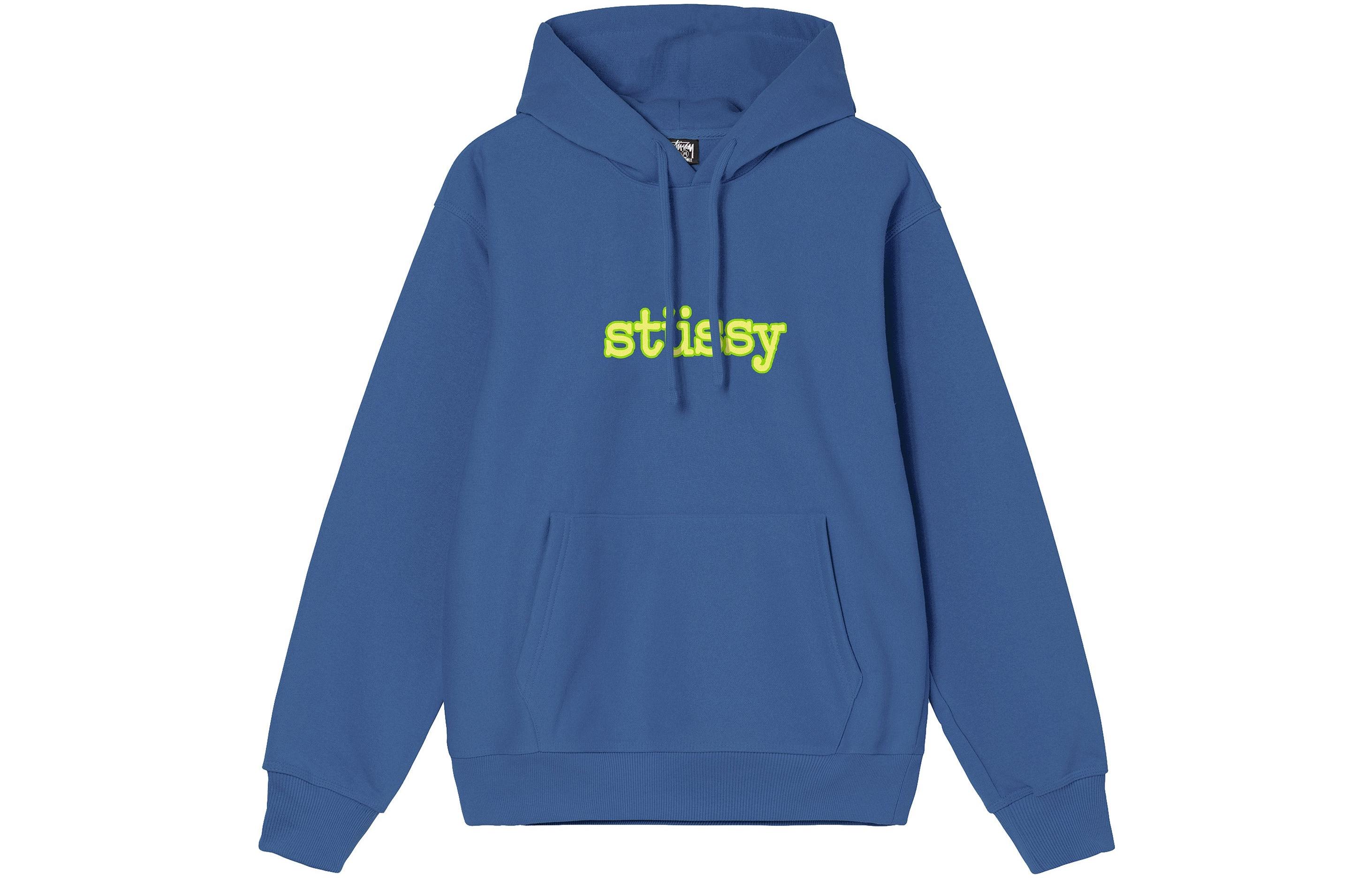 Stüssy SS22 Logo Print Pullover Hoodie Vintage Unisex Style 1924799