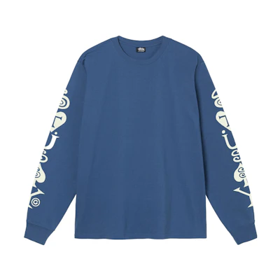 Stüssy SS22 Vintage Letter Graphic Crewneck Long Sleeve Sweatshirt Men 1994775