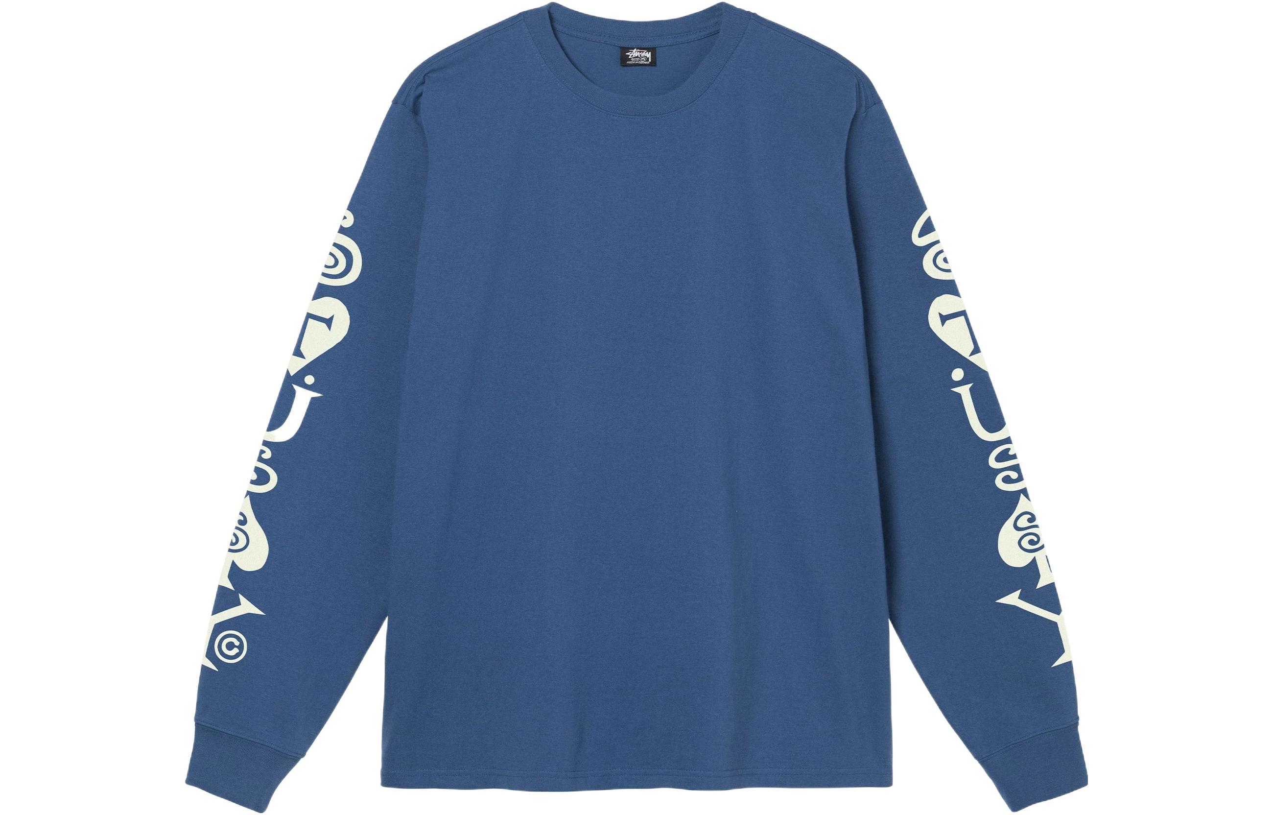 Stüssy SS22 Vintage Letter Graphic Crewneck Long Sleeve Sweatshirt Men 1994775 圖 2