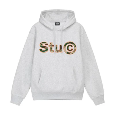 Stüssy SS23 C Hoodie Logo Print Casual Vintage Unisex Pullover 1924968