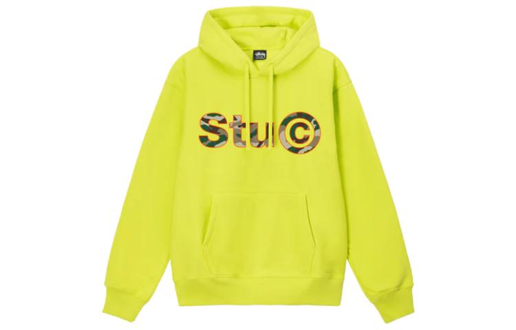 Stüssy SS23 C Hoodie Logo Print Casual Vintage Unisex Pullover 1924968 圖 6