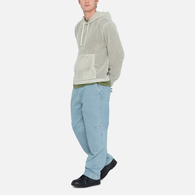 Stüssy SS23 Cotton Mesh Hoodie Retro Unisex Pullover Sweatshirt 1140323 圖 11