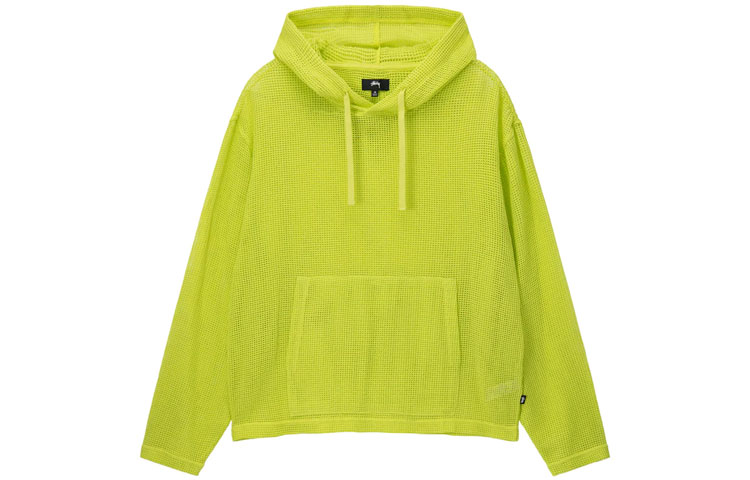 Stüssy SS23 Cotton Mesh Hoodie Retro Unisex Pullover Sweatshirt 1140323 圖 12