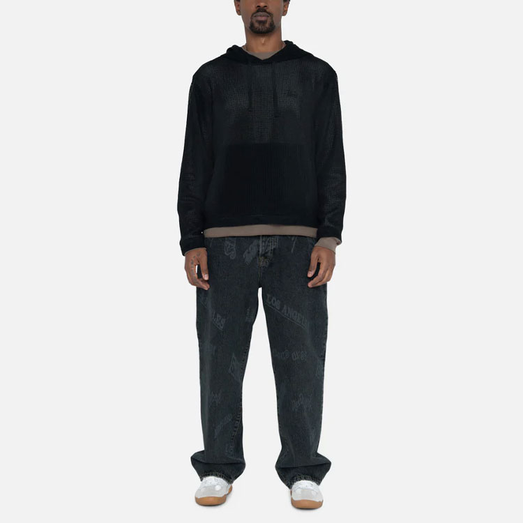 Stüssy SS23 Cotton Mesh Hoodie Retro Unisex Pullover Sweatshirt 1140323 圖 4