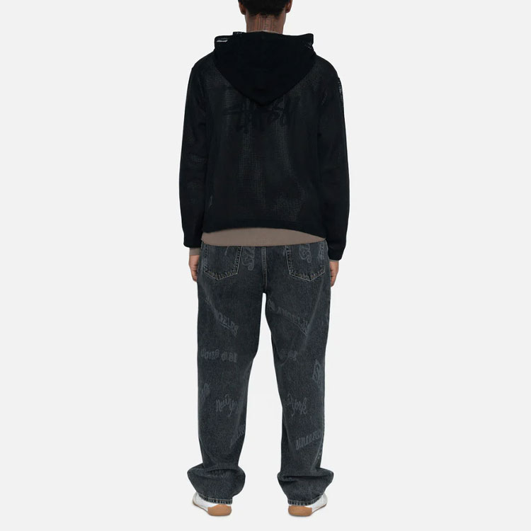 Stüssy SS23 Cotton Mesh Hoodie Retro Unisex Pullover Sweatshirt 1140323 圖 5