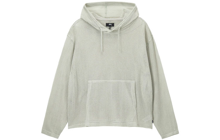 Stüssy SS23 Cotton Mesh Hoodie Retro Unisex Pullover Sweatshirt 1140323 圖 7