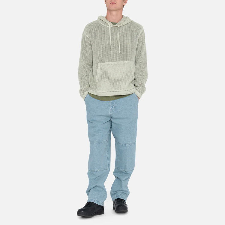 Stüssy SS23 Cotton Mesh Hoodie Retro Unisex Pullover Sweatshirt 1140323 圖 9