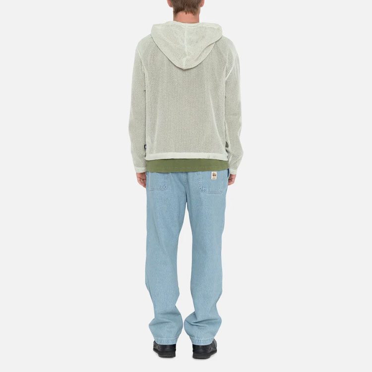 Stüssy SS23 Cotton Mesh Hoodie Retro Unisex Pullover Sweatshirt 1140323 圖 10