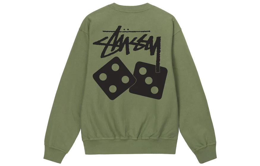 Stüssy SS23 Dice Pigment Dyed Crewneck Sweatshirt Unisex 1914883