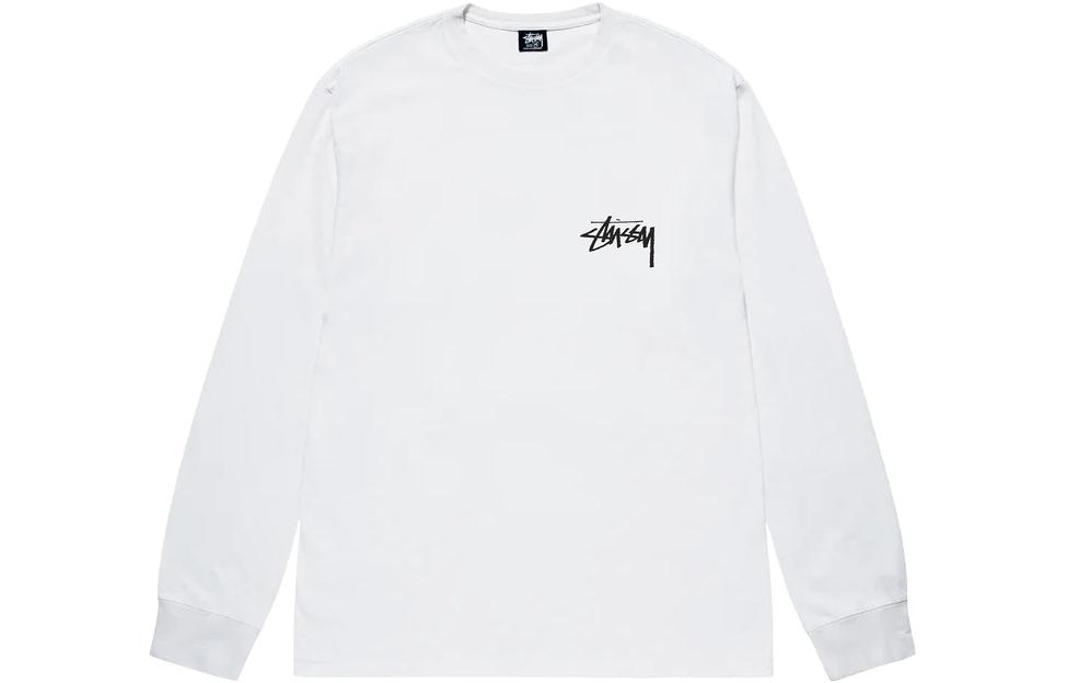 Stüssy SS23 Graphic Print Crewneck Pullover Long Sleeve Vintage Sweatshirt Men 1994916 圖 11