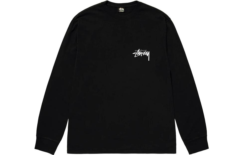 Stüssy SS23 Graphic Print Crewneck Pullover Long Sleeve Vintage Sweatshirt Men 1994916 圖 3