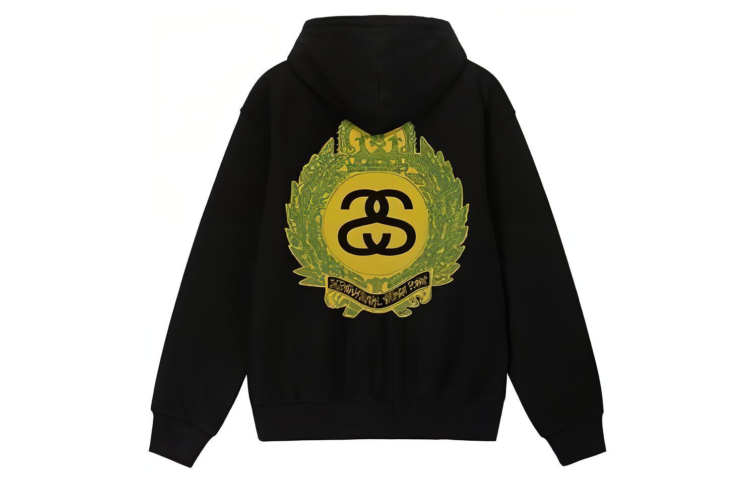 Stüssy SS23 Logo Print Vintage Pullover Hoodie - Unisex Casual Streetwear 1924911 圖 2