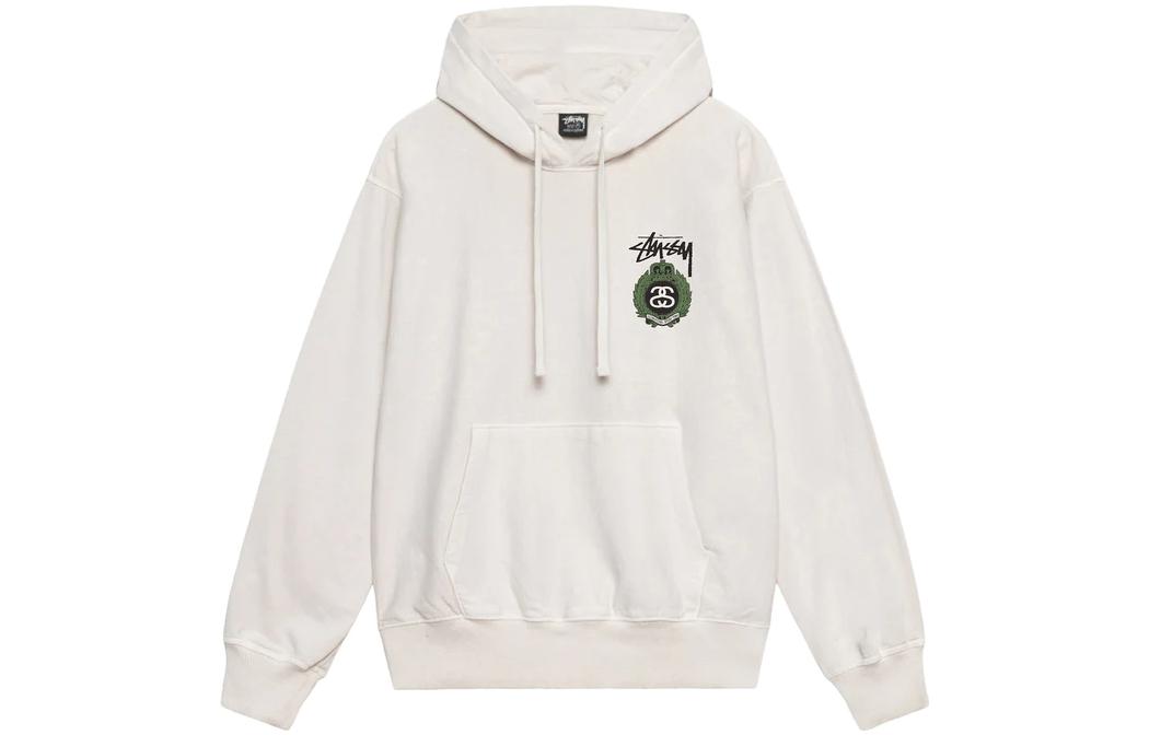 Stüssy SS23 Logo Print Vintage Pullover Hoodie - Unisex Casual Streetwear 1924911 圖 5
