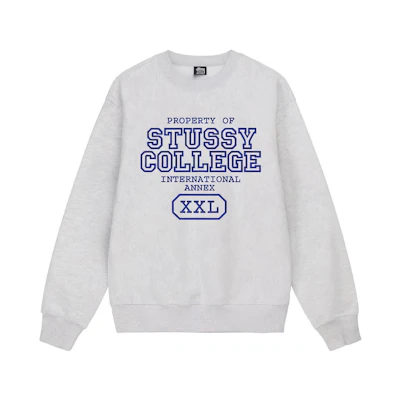 Stüssy SS23 Unisex Retro Pullover Sweatshirt with Logo Print 1914872