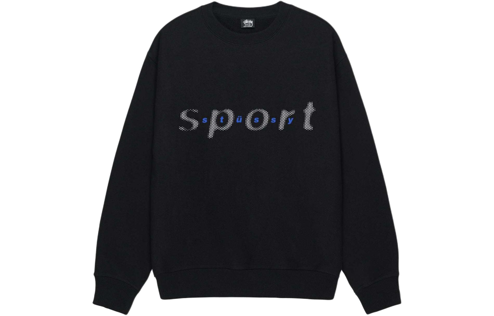 Stüssy SS24 Dot Sport Crew Unisex Vintage Graphic Long Sleeve Sweatshirt 1914998 圖 2