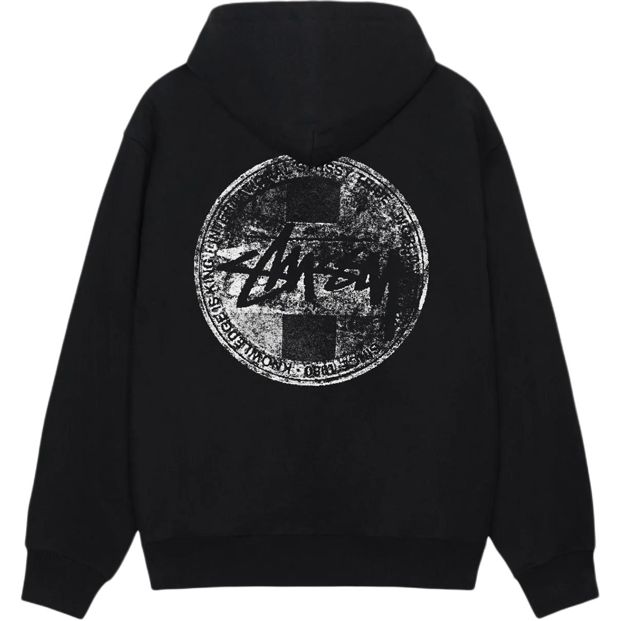Stüssy SS24 Dot Stamp Hoodie Vintage Style Unisex Pullover Sweatshirt 1925071 圖 4