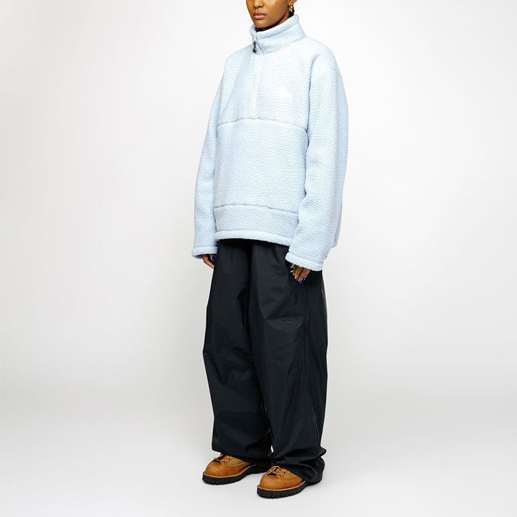 Stüssy SS24 Polar Fleece Half Zip Mock Neck Logo Retro Sweatshirt Unisex 118542 圖 6