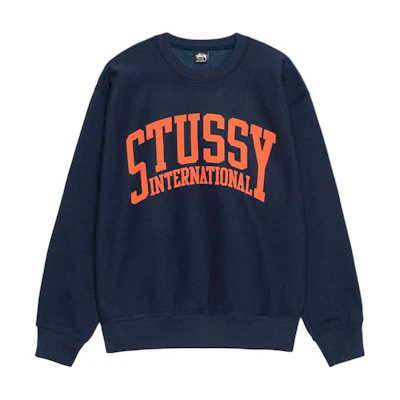 Stüssy SS24 Summer Logo Pullover Vintage Crewneck Sweatshirt Unisex 1915003