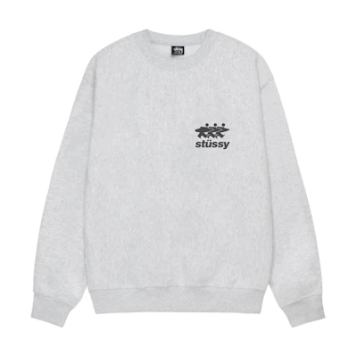 Stüssy SS24 Vintage Graphic Back Print Fleece Crewneck Sweatshirt Unisex 1915063