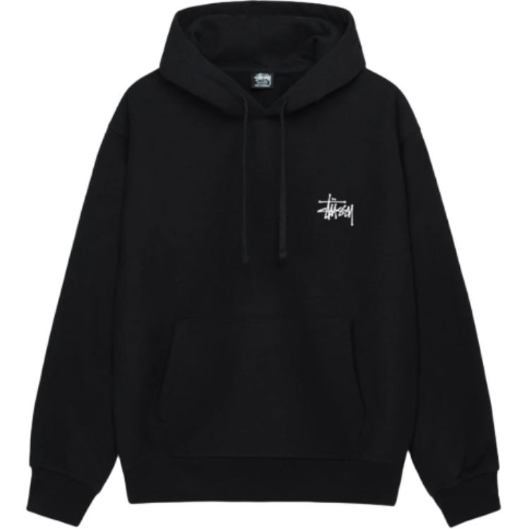 Stüssy SS25 Letter Logo Fleece Hoodie Vintage Streetwear 1925000