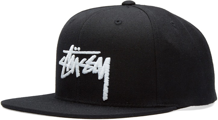 Stüssy Stock Cap Black Buy Stüssy Stock Cap Black
