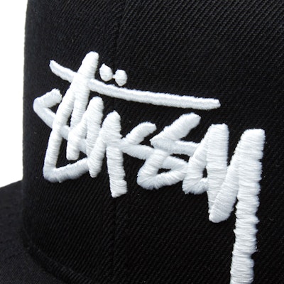 Stüssy Stock Cap Black Lookbook Stüssy Stock Cap Black