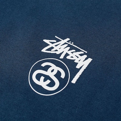 Stüssy Stock Link Tee Navy Order Stüssy Stock Link Tee Navy