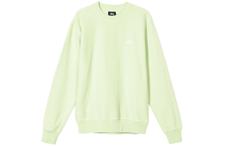 Stüssy Stock Logo Crew Embroidered Vintage Sweatshirt Unisex 118363 圖 15