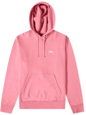 Stüssy Stock Logo Hood Hot Pink Buy Stüssy Stock Logo Hood Hot Pink