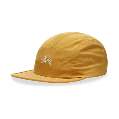 Stüssy Stock Nylon Ripstop Camp Cap Mustard