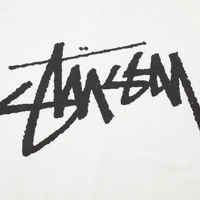 Stüssy Stock Pigment Dyed Tee Natural Order Stüssy Stock Pigment Dyed Tee Natural