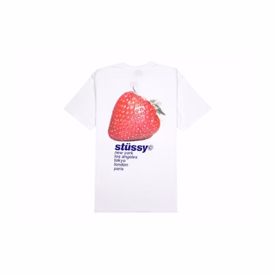 Stüssy Strawberry Tee White