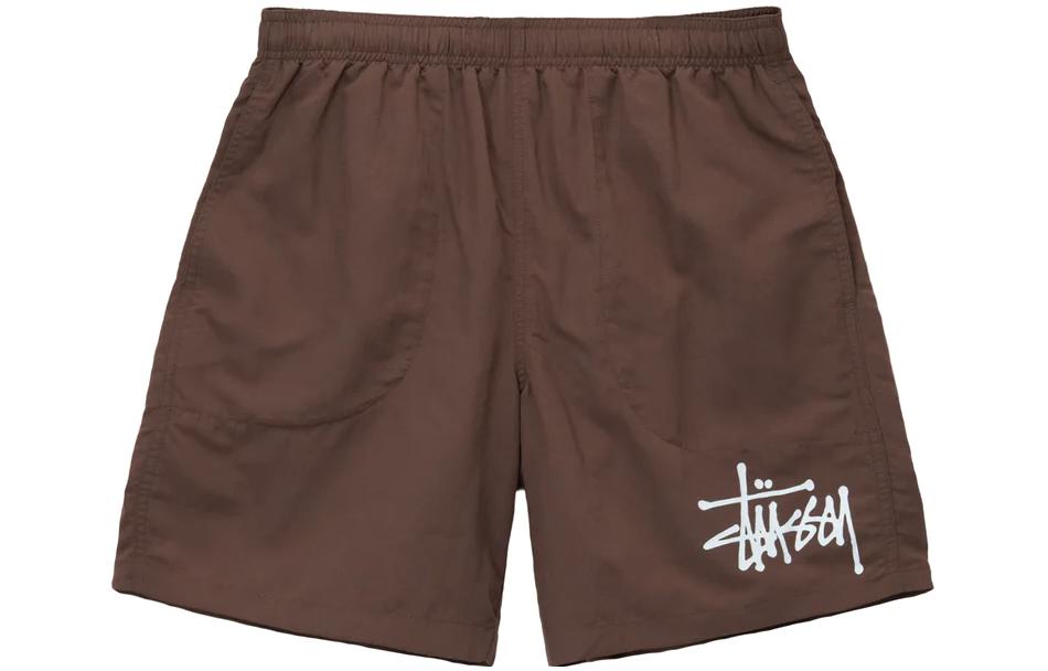 Sizing Stüssy Stussy 2024 Fall  Retro Loose Fit Embroidered Logo Drawstring Shorts. 113156