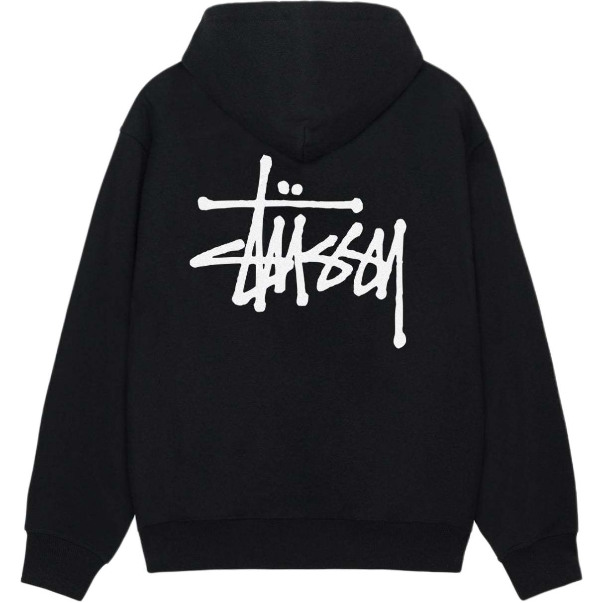 Order Stüssy 2024秋季基本款Logo印花拉链连帽衫男女复古风格外套。 1975000