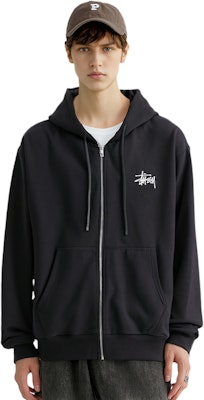 Stüssy 2024秋季基本款Logo印花拉链连帽衫男女复古风格外套。 1975000 Shop Stüssy 2024秋季基本款Logo印花拉链连帽衫男女复古风格外套。 1975000