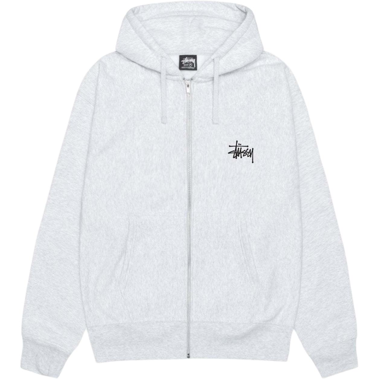 Cheap Stüssy 2024秋季基本款Logo印花拉链连帽衫男女复古风格外套。 1975000